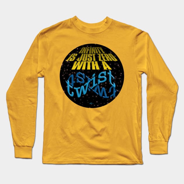 Infinity is Nothing-space Long Sleeve T-Shirt by NN Tease